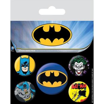 Batman (Retro) - Táska kitűző szett kép