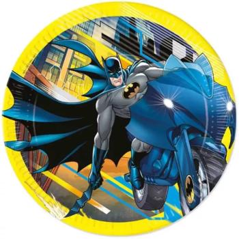 Batman sárga-fekete papírtányér 8db-os szett kép