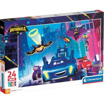 Batwheels 24 db-os maxi supercolor puzzle - Clementoni kép
