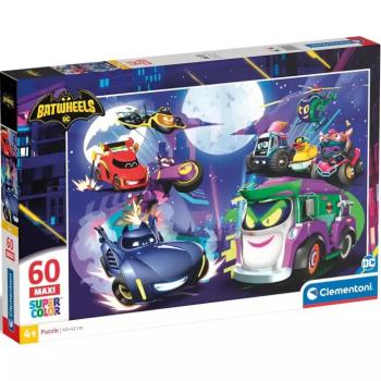 Batwheels 60 db-os maxi supercolor puzzle - Clementoni kép
