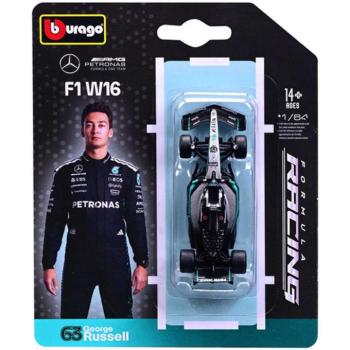 Bburago: Mercedes-AMG Petronas F1 W16 F1 (2025/) versenyautó fém autómodell 1/64 (George Russel #68) kép