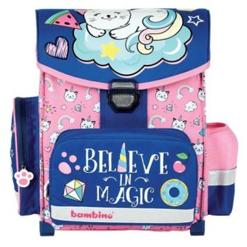 Beleive in Magic: Cicakornis ergonomikus iskolatáska, hátizsák 36x27x14cm - Bambino kép