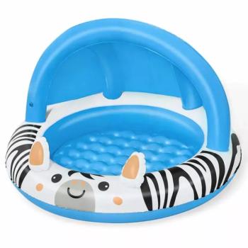 Bestway: Safari Sun™ zebrás pancsoló medence napvédő tetővel Ø 97 x 66 cm kép
