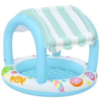 Bestway: Sweet Shoppe™ pancsoló medence napvédő tetővel Ø 104 x 84 cm kép