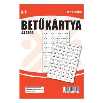 Betűkártya FORTUNA 4 lapos kép