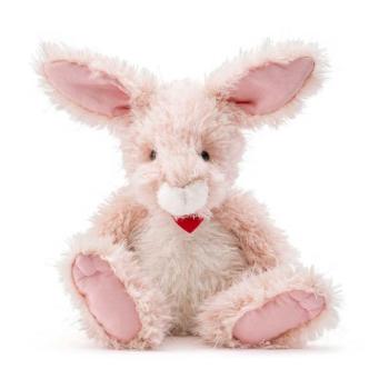 Bibiane pink nyúl plüssfigura 32cm - Lumpin kép