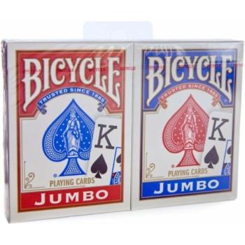 Bicycle Rider Back, jumbo index póker kártya, dupla kép