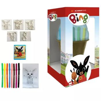 Bing és barátai bélyegző szett fagylalt formájú tárolóban - Multiprint