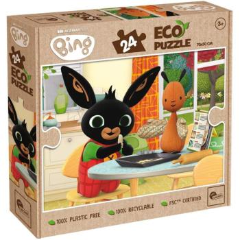 Bing és Flop sütit süt 24db-os Eco puzzle 70x50cm - Lisciani kép