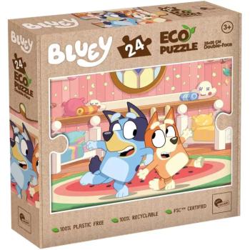 Bluey 2 az 1-ben 24db-os Eco mini puzzle és színező 35x25cm - Lisciani kép