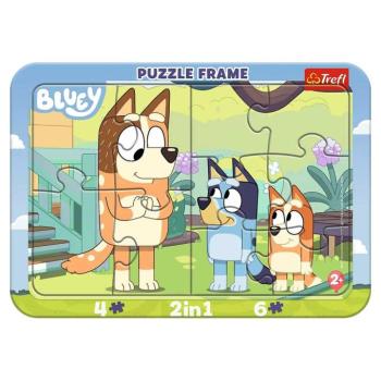 Bluey 2 az 1-ben keretes baby puzzle - Trefl kép
