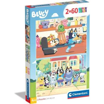 Bluey 2x60db-os supercolor puzzle - Clementoni kép