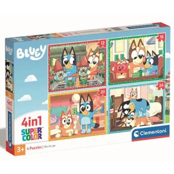 Bluey 4 az 1-ben 12, 16, 20 és 24db-os puzzle - Clementoni kép
