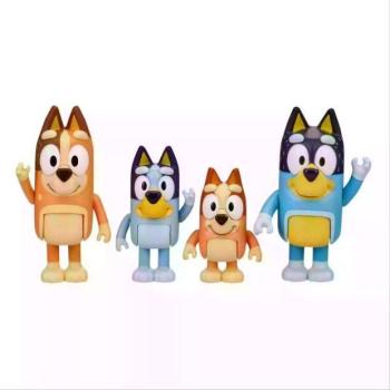 Bluey: Családi figuraszett 4db karakter figurával kép