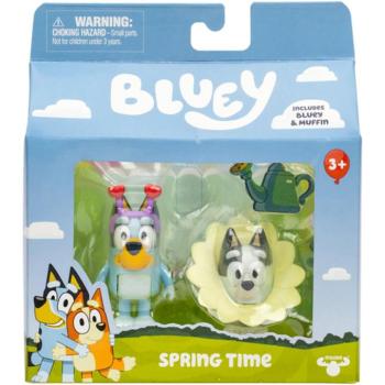 Bluey: Dupla karakter figura csomag - Tavasz