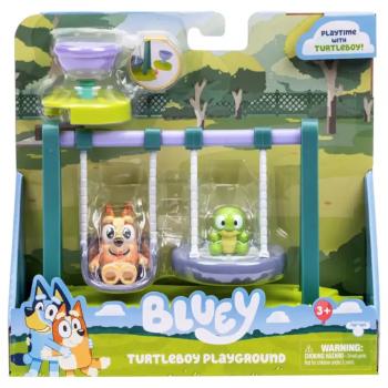 Bluey: Játszótér játékszett Bingó és Teknős figurával kép