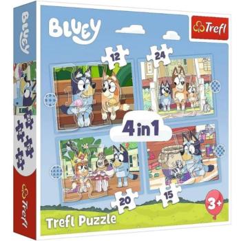 Bluey világa 4 az 1-ben 12-15-20-24db-os puzzle - Trefl kép