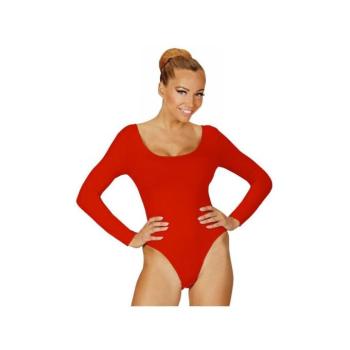 Body hosszú ujjú női jelmez piros színben M/L-es méretben kép