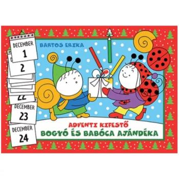 Bogyó és Babóca ajándéka - Adventi kifestő mesekönyv kép