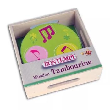 Bontempi: Fa tamburin 6 cintányérral - 4 cm, többféle kép