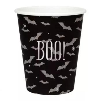 Boo! Szellem mintás papírpohár - 266 ml, 6 db-os kép