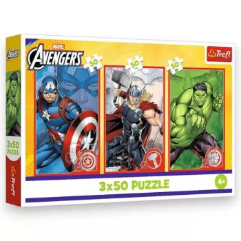 Bosszúállók: A mi hőseink 3x50db-os puzzle - Trefl kép
