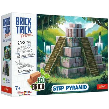 Brick Trick téglából építünk: Lépcsős piramis 210 darabos építőjáték - Trefl kép