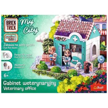 Brick Trick téglából építünk: My City Állatorvosi rendelő 50 darabos építőjáték - Trefl kép