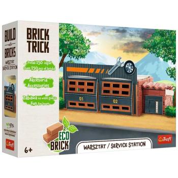 Brick Trick téglából építünk: Szervizállomás 150 darabos építőjáték - Trefl kép