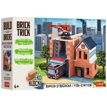 Brick Trick téglából építünk: Tűzoltóság 190 darabos építőjáték - Trefl kép
