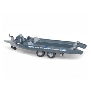Bruder Racing Team pótkocsi csörlővel és ékekkel - Bruder 43508 kép