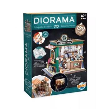 Buki: Kávézó dioráma - 3D puzzle kép