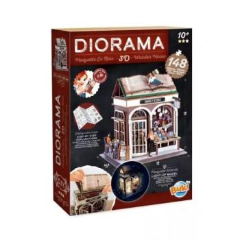 Buki: Könyvesbolt dioráma - 3D puzzle kép