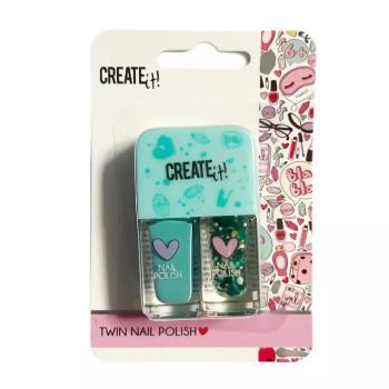 Canenco: Create It! türkiz körömlakk 2db-os szett kép