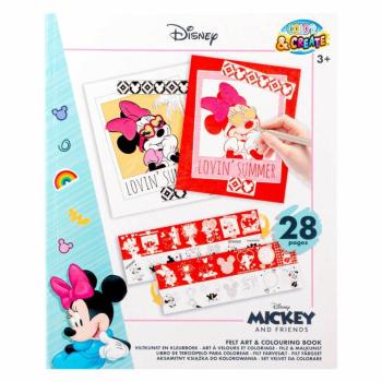 Canenco: Minnie egér Filcművészet és színező könyv kép