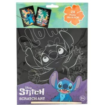 Canenco: Stitch képkarc poszter, 29x15 cm, 2 db-os kép