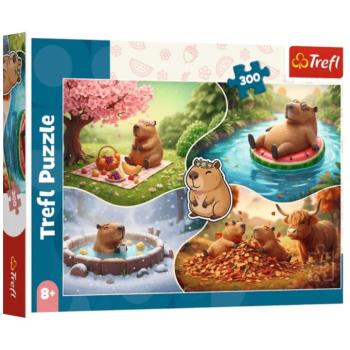 Capybarák 4 évszak 300 db-os puzzle – Trefl kép
