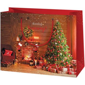 Cardex: Boldog Karácsonyt! ajándéktáska 26x13x33cm kép