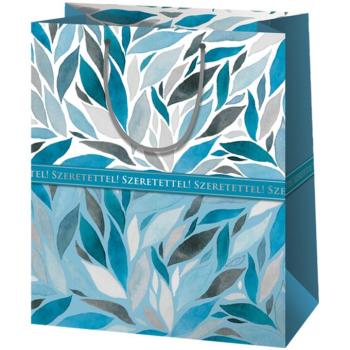 Cardex: Kék Szeretettel! feliratú óriás méretű ajándéktáska 33x15x44cm kép