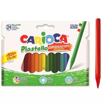 Carioca: Plastello zsírkréta szett tartós színekkel 24db-os kép