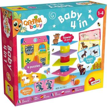 Carotina Baby: 4 az 1-ben készségfejlesztő játék - Lisciani kép