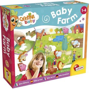 Carotina baby: Farmos puzzle és formaillesztő játék - Lisciani