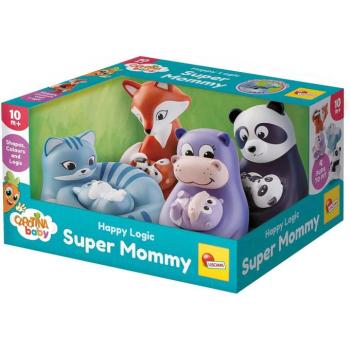 Carotina Baby: Super Mommy állatok és kicsinyeik készségfejlesztő játék - Lisciani kép