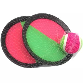 Catch ball ügyességi játék zöld-rózsaszín színekben kép