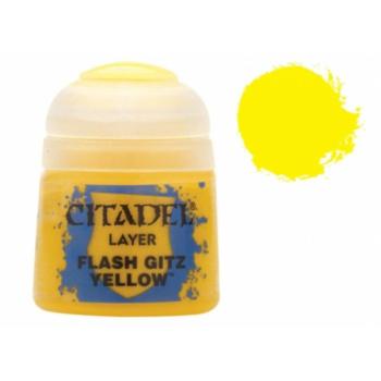 Citadel festék Layer: Flash Gitz Yellow 12 ml kép