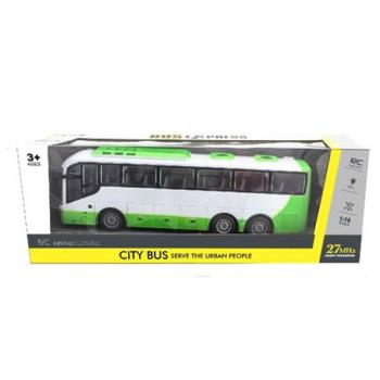 City Bus távirányítós zöld-fehér busz kép