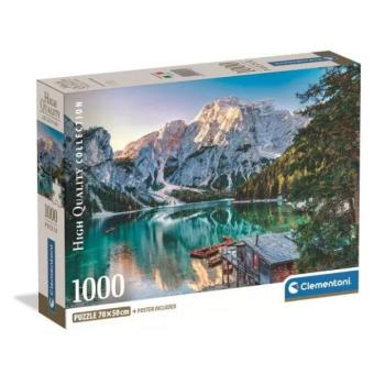 Clementoni: A Braies-tó smaragdja puzzle - 1000 db-os kép