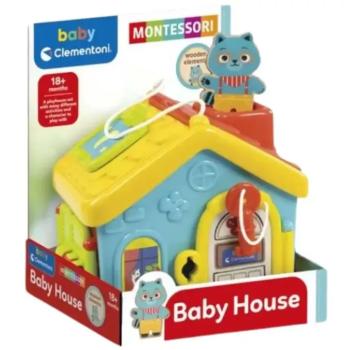 Clementoni Baby: Montessori kulcsos házikó készségfejlesztő játékszett kép