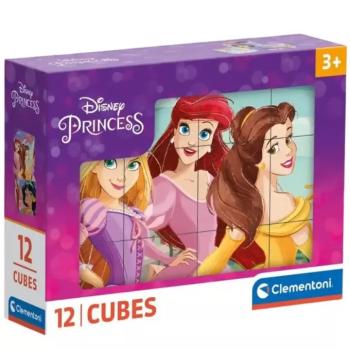 Clementoni: Disney Hercegnők mesekocka 12db-os kép