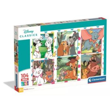 Clementoni: Disney klasszikusok maxi puzzle - 104 db-os kép